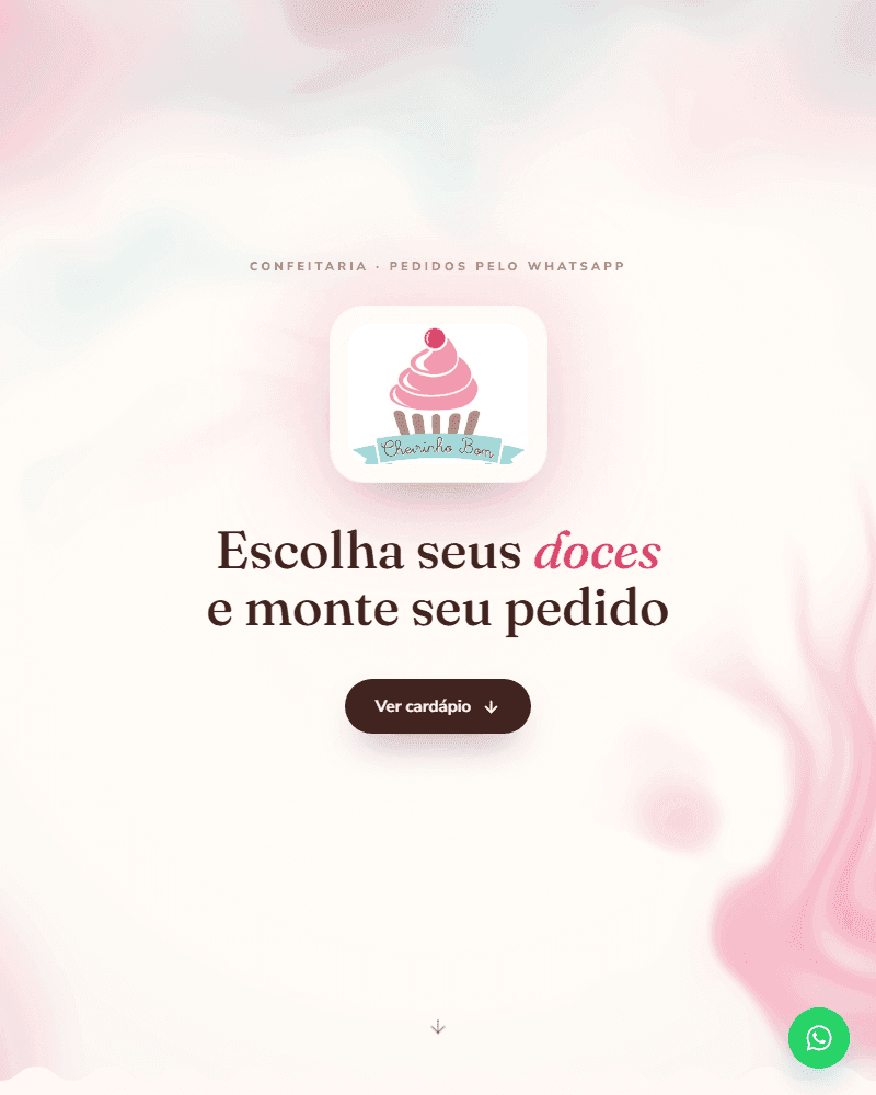 Cheirinho Bom - captura da página