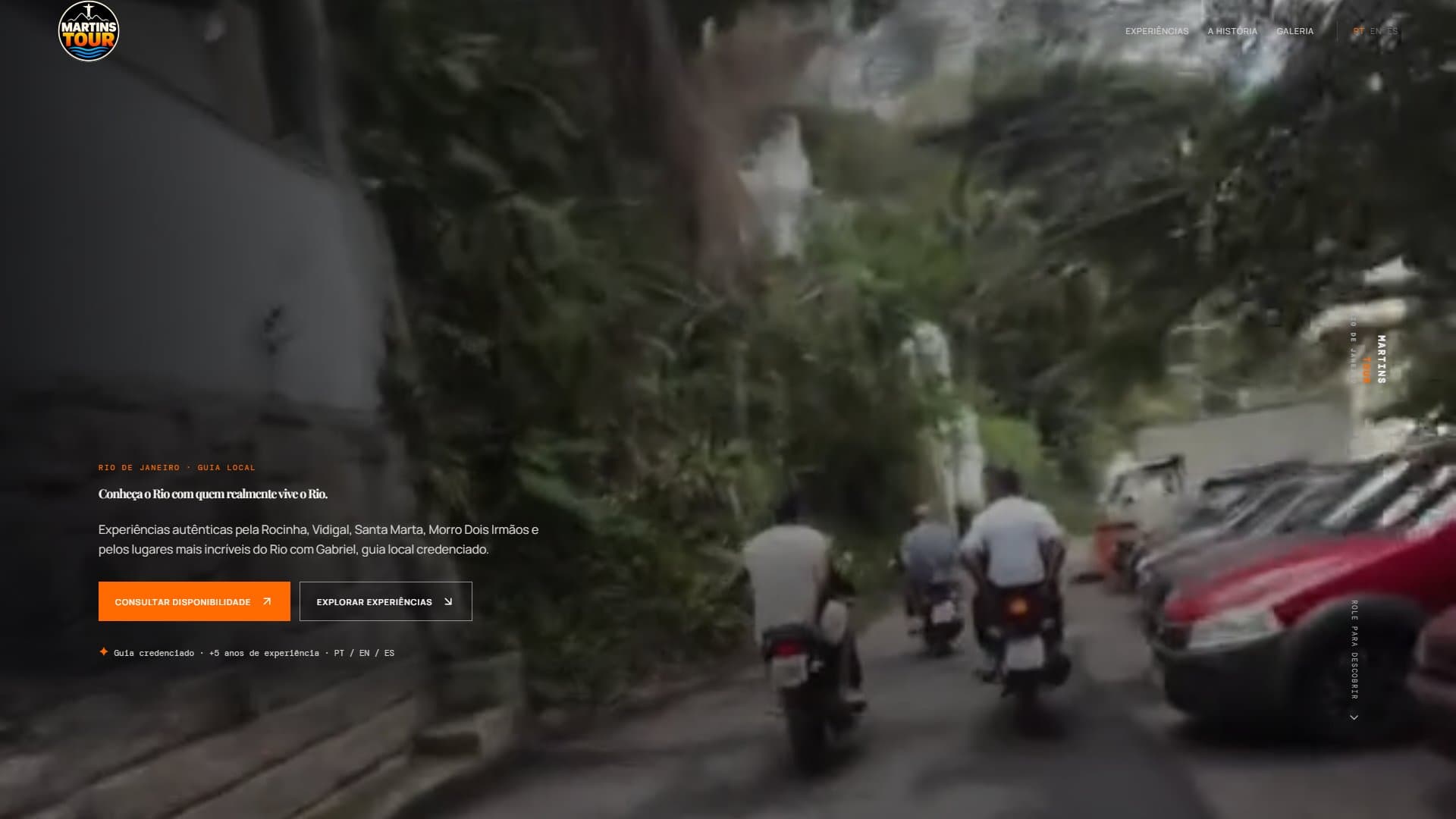 Martins Tuor — captura da página